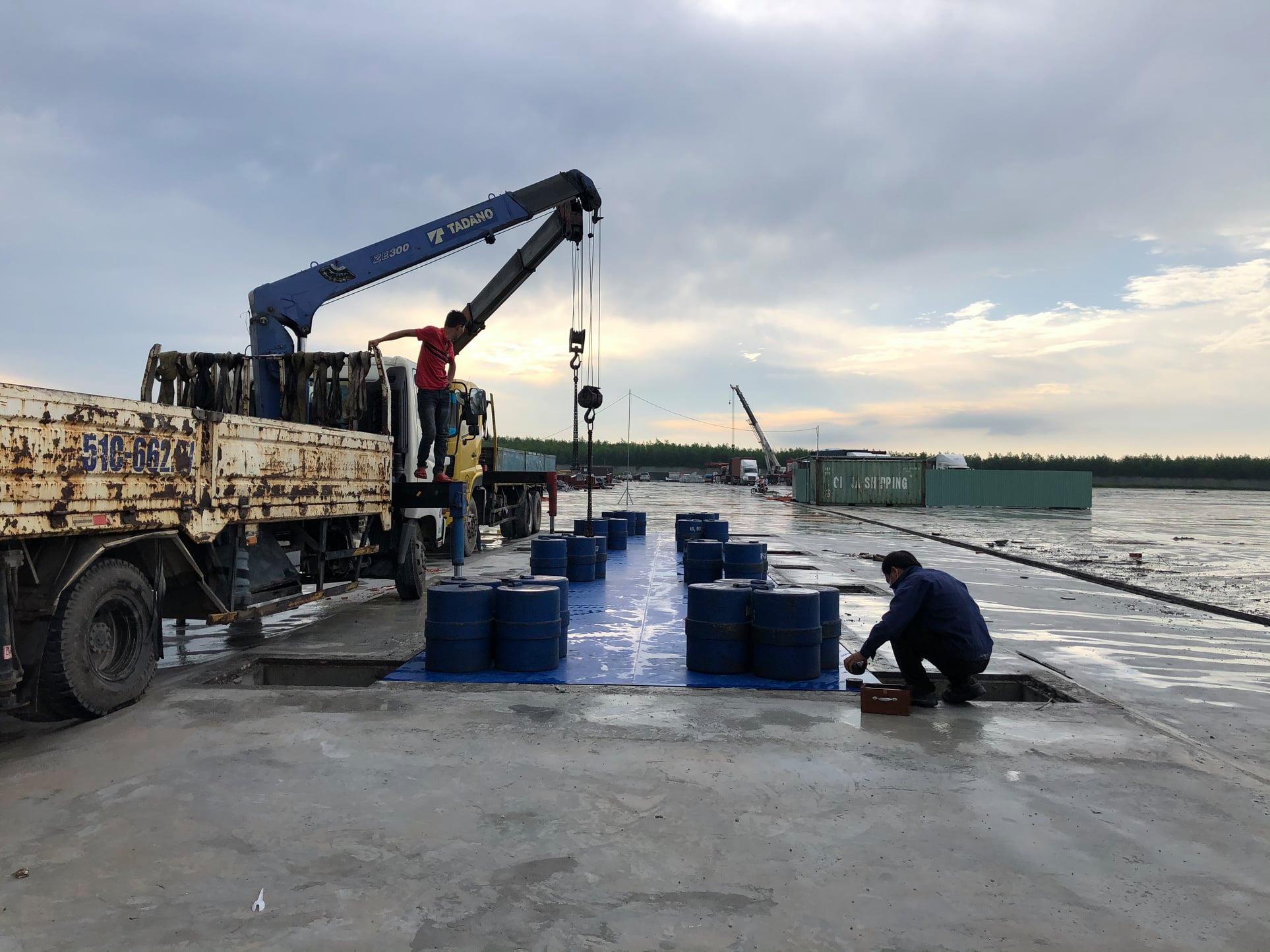 cân xe tải 80 tấn