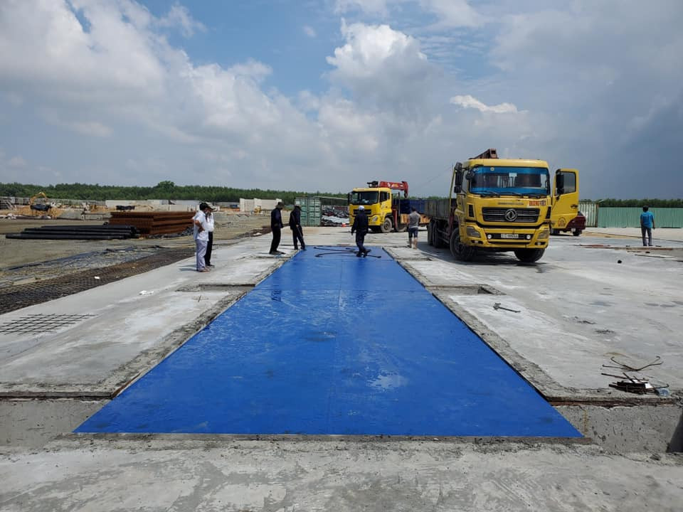 Lắp đặt trạm cân xe tải TpHCM - Thi công trạm cân ô tô xe tải
