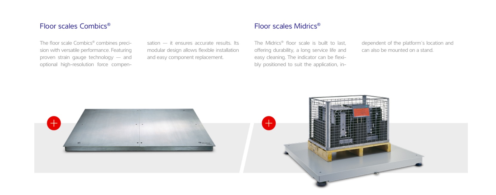 Electronic floor scale 1.5 tons